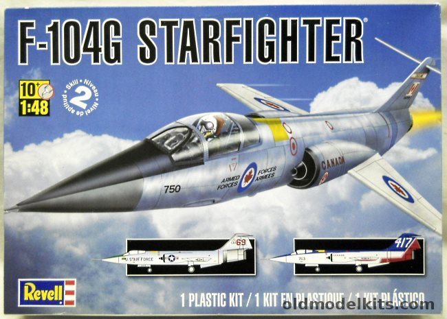 Revell 1/48 F-104G / ACF-104 Starfighter - USAF / Canadian RCAF - (ex- Monogram), 85-5324 plastic model kit